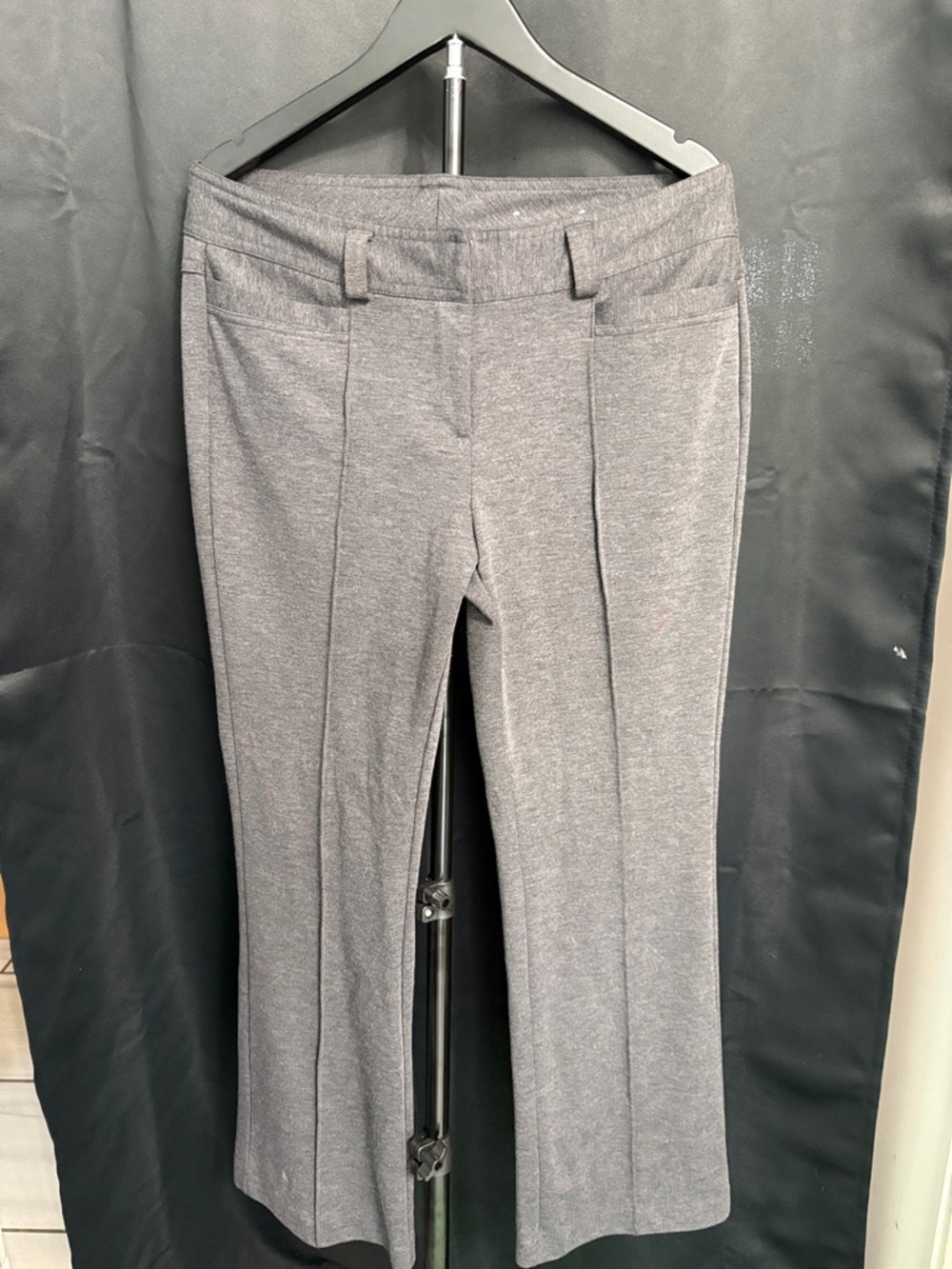 Cato Heather Gray Ponte Bootcut Pants